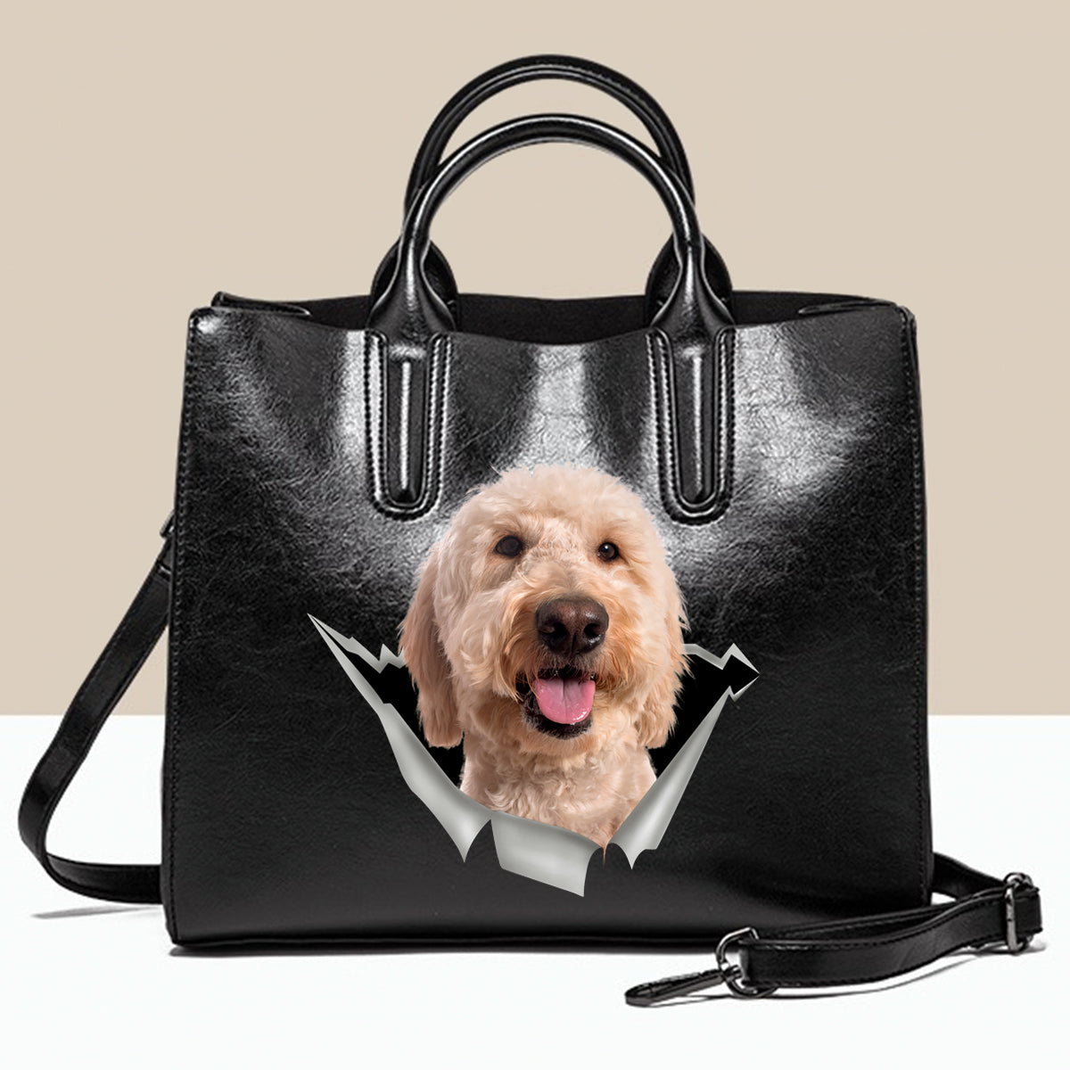 Goldendoodle Luxury Handbag V3
