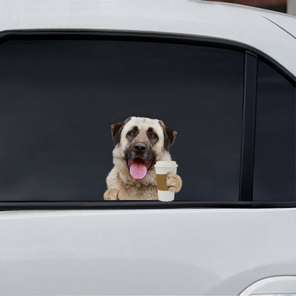 Guten Morgen – Anatolischer Schäferhund, Auto-/Tür-/Kühlschrank-/Laptop-Aufkleber V1
