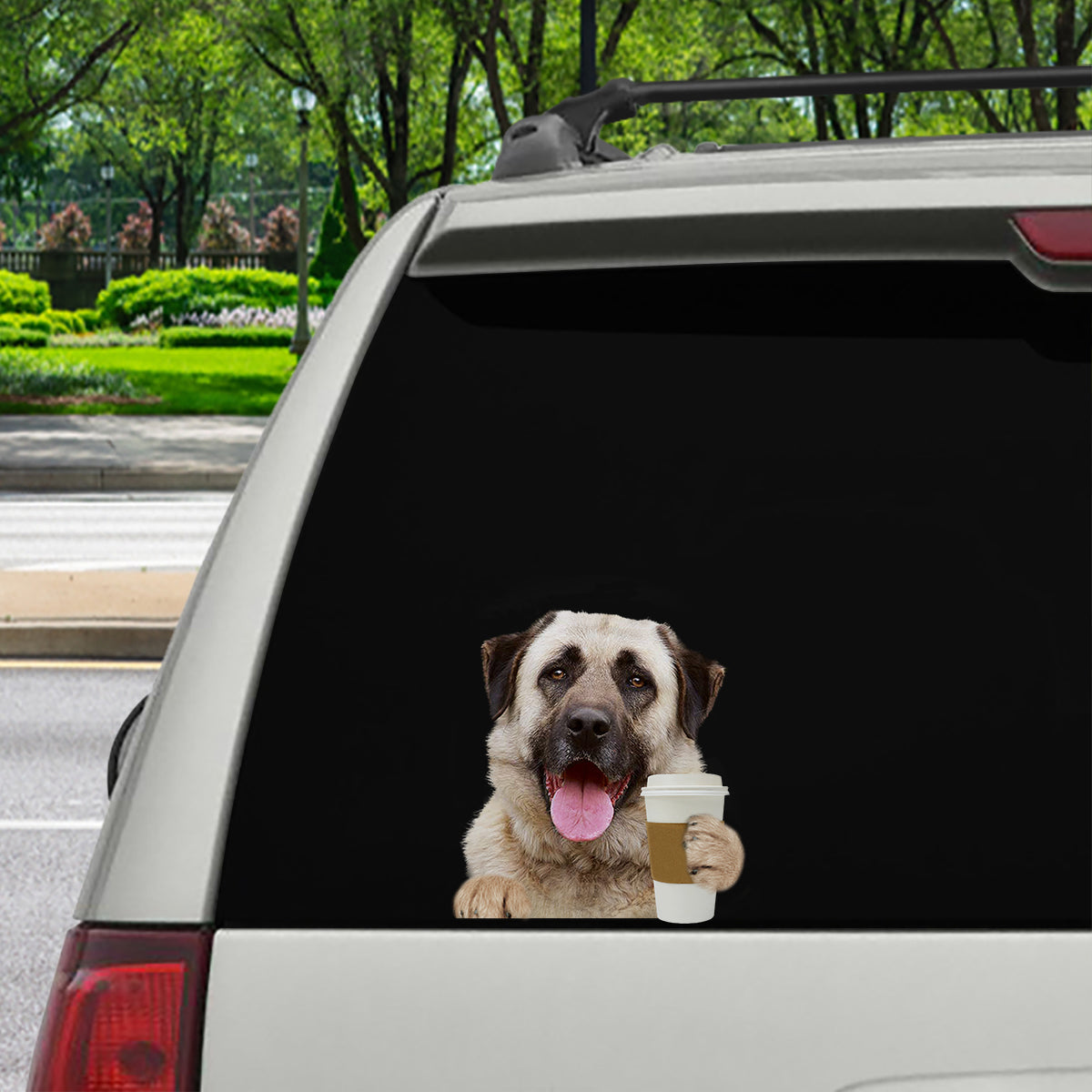 Guten Morgen – Anatolischer Schäferhund, Auto-/Tür-/Kühlschrank-/Laptop-Aufkleber V1