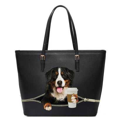 Good Morning - Bernese Mountain Tote Bag V1