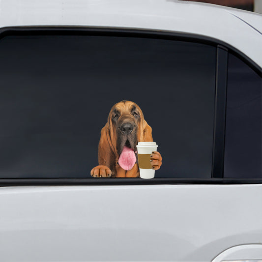 Guten Morgen – Bloodhound Auto-/Tür-/Kühlschrank-/Laptop-Aufkleber V1