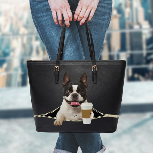 Good Morning - Boston Terrier Tote Bag V1