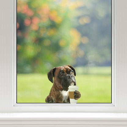 Good Morning - Boxer Car/ Door/ Fridge/ Laptop Sticker V2