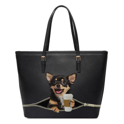 Guten Morgen – Chihuahua-Einkaufstasche V1