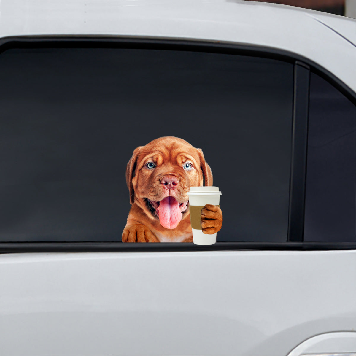 Good Morning - Dogue De Bordeaux Car/ Door/ Fridge/ Laptop Sticker V1