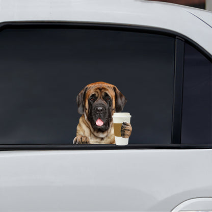 Bonjour - Autocollant Mastiff anglais pour voiture/porte/réfrigérateur/ordinateur portable V1