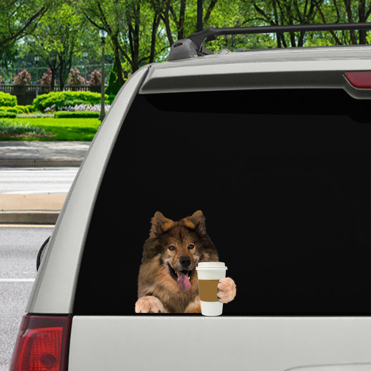 Good Morning - Eurasier Car/ Door/ Fridge/ Laptop Sticker V1