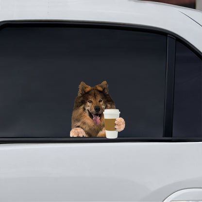 Good Morning - Eurasier Car/ Door/ Fridge/ Laptop Sticker V1