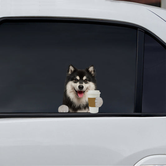 Good Morning - Finnish Lapphund Car/ Door/ Fridge/ Laptop Sticker V1