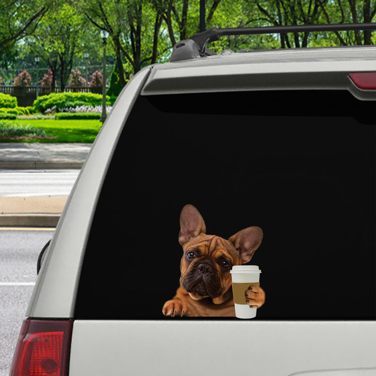 Good Morning - French Bulldog Car/ Door/ Fridge/ Laptop Sticker V2