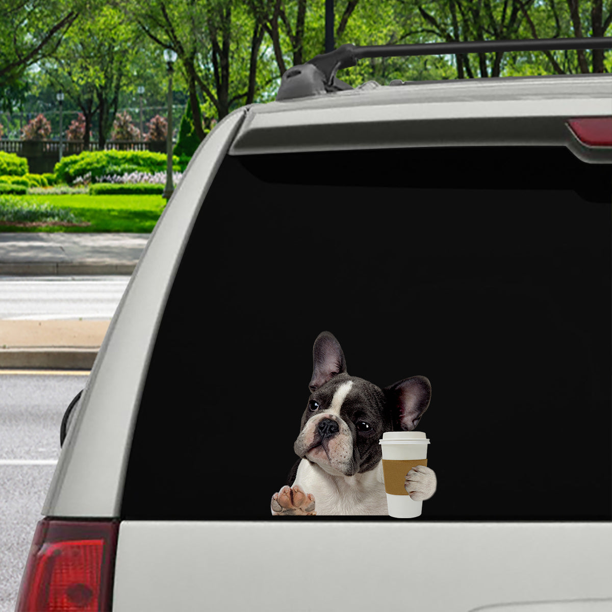 Good Morning - French Bulldog Car/ Door/ Fridge/ Laptop Sticker V3