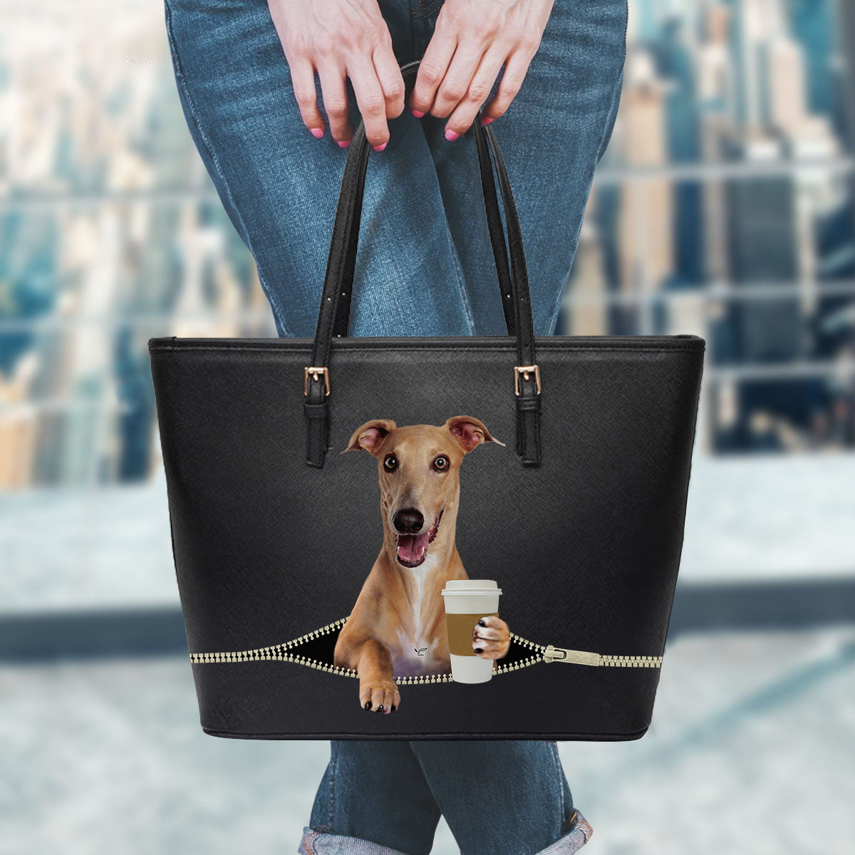 Good Morning - Greyhound Tote Bag V1