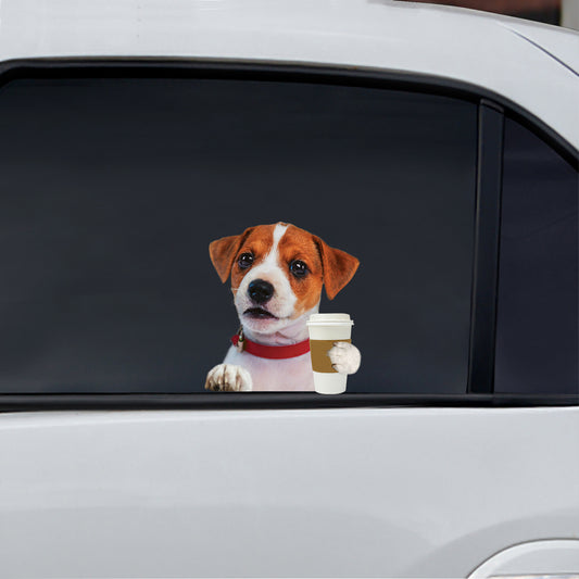 Good Morning - Jack Russell Terrier Car/ Door/ Fridge/ Laptop Sticker V2