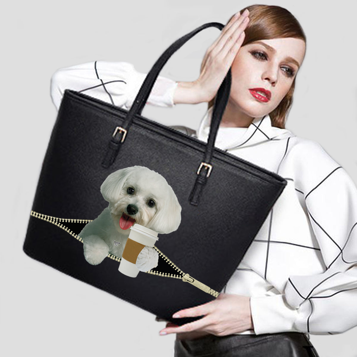 Good Morning - Maltese Tote Bag V1