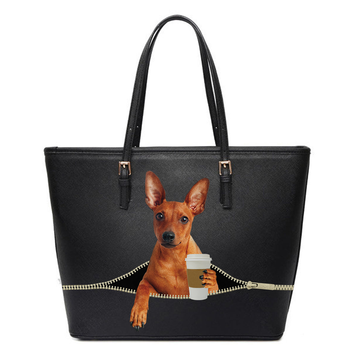 Good Morning - Miniature Pinscher Tote Bag V2