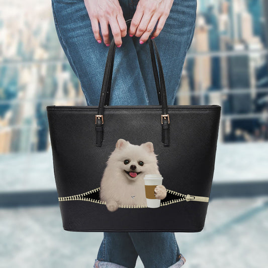 Good Morning - Pomeranian Tote Bag V2