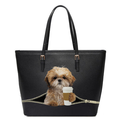 Bonjour - Sac fourre-tout Shih Tzu V1