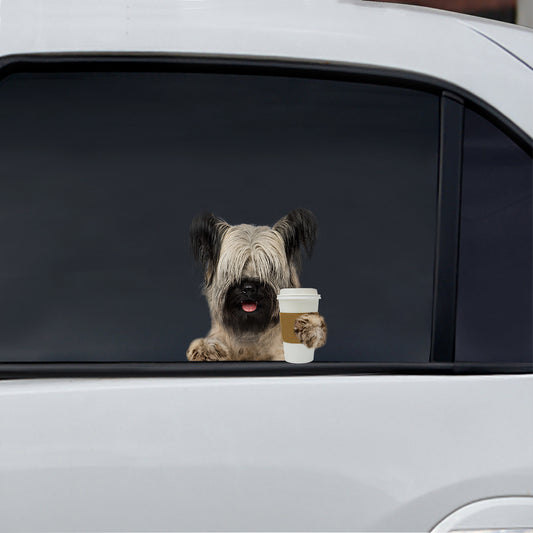 Good Morning - Skye Terrier Car/ Door/ Fridge/ Laptop Sticker V1