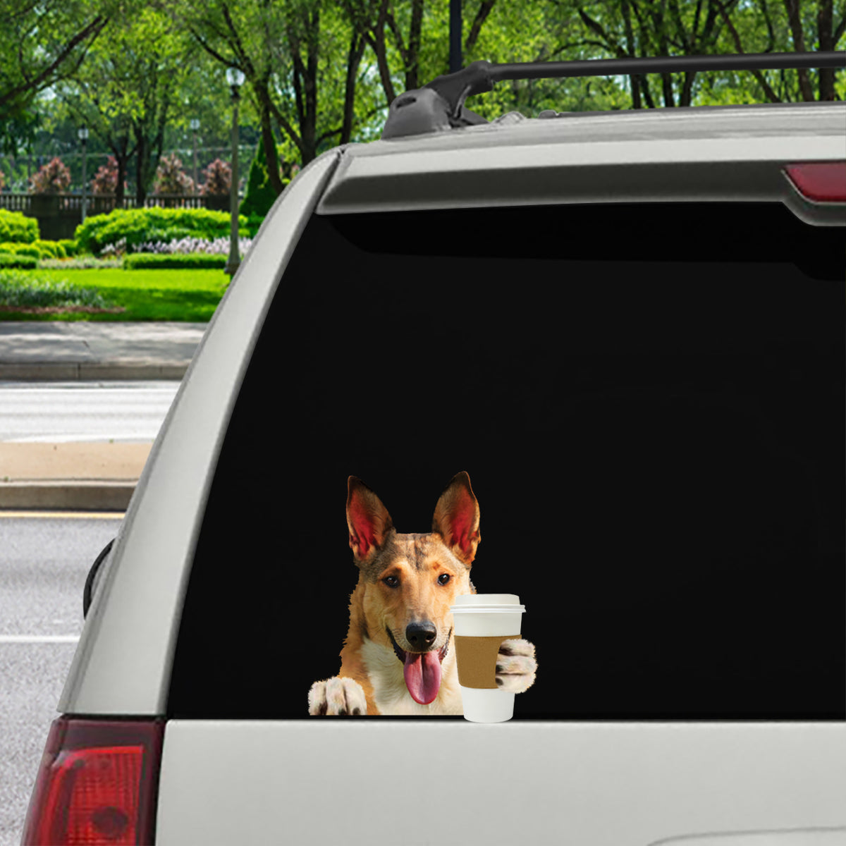 Bonjour - Autocollant de voiture/porte/réfrigérateur/ordinateur portable Smooth Collie V1