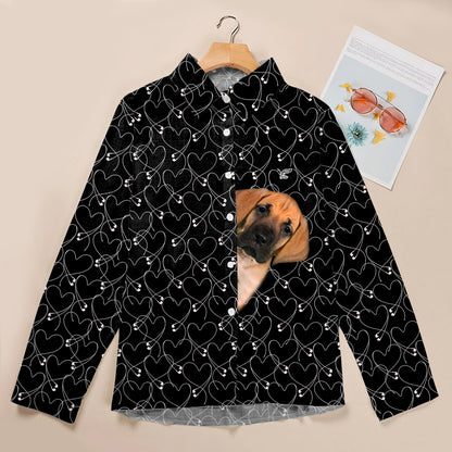 Deutsche Dogge wird Ihr Herz stehlen – Follus Damen-Langarmshirt