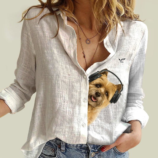 Great Music With Cairn Terrier - Follus Women's Long-Sleeve Shirt V1
