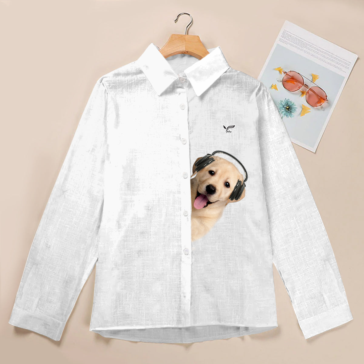 Great Music With Labrador - Follus Women's Long-Sleeve Shirt V2