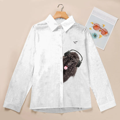 Great Music With Poodle - Follus Women's Long-Sleeve Shirt V2