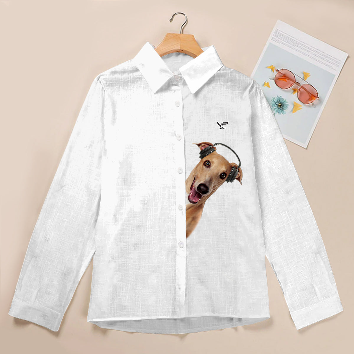 Great Music With Greyhound - Follus Women's Long-Sleeve Shirt V2