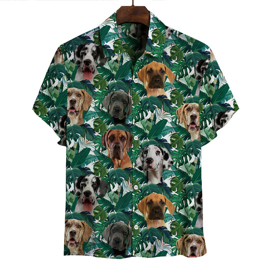 Deutsche Dogge - Hawaiihemd V3