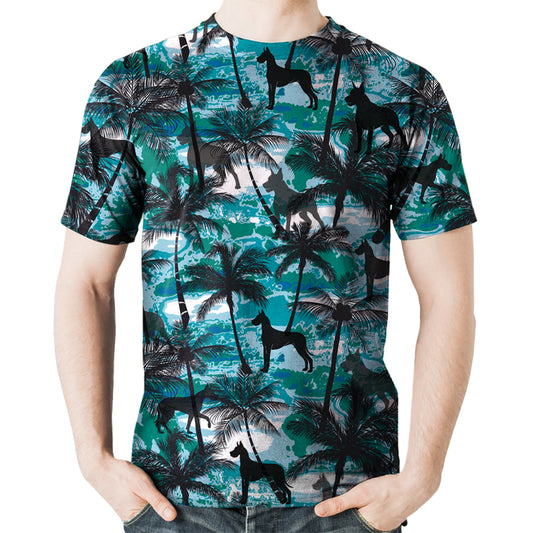 Dogue Allemand - T-Shirt Hawaïen V1