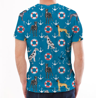 Dogue Allemand - T-Shirt Hawaïen V2