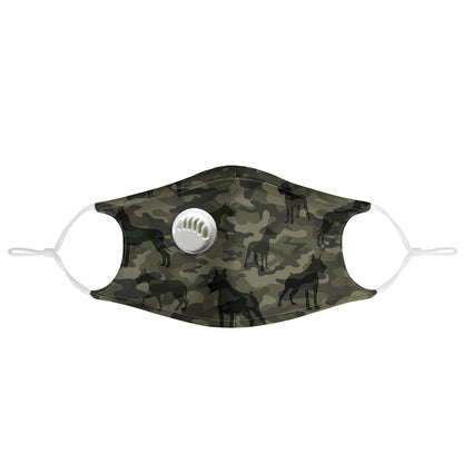 Masque F camouflage Dogue Allemand V1