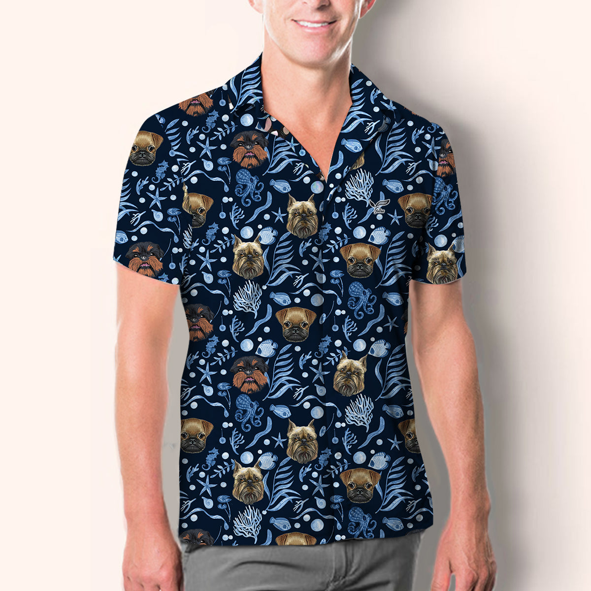 Griffon Bruxellois - Hawaiian Shirt V2