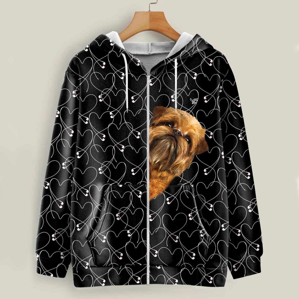 Griffon Bruxellois Will Steal Your Heart - Follus Hoodie