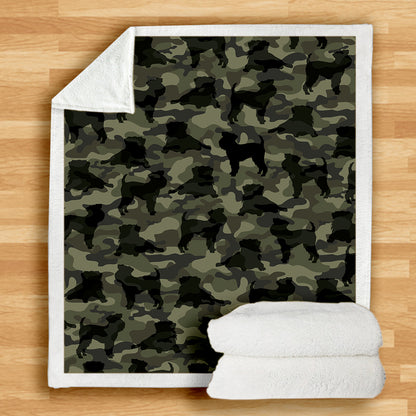 Griffon Bruxellois Camo Blanket V1