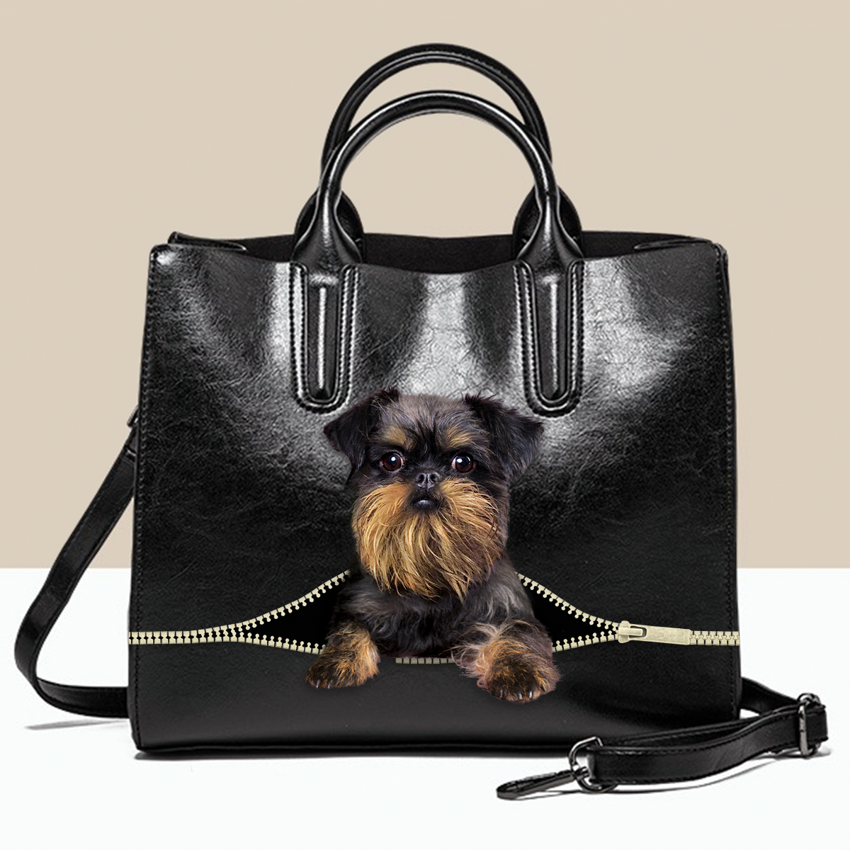 Griffon Bruxellois Luxury Handbag V2