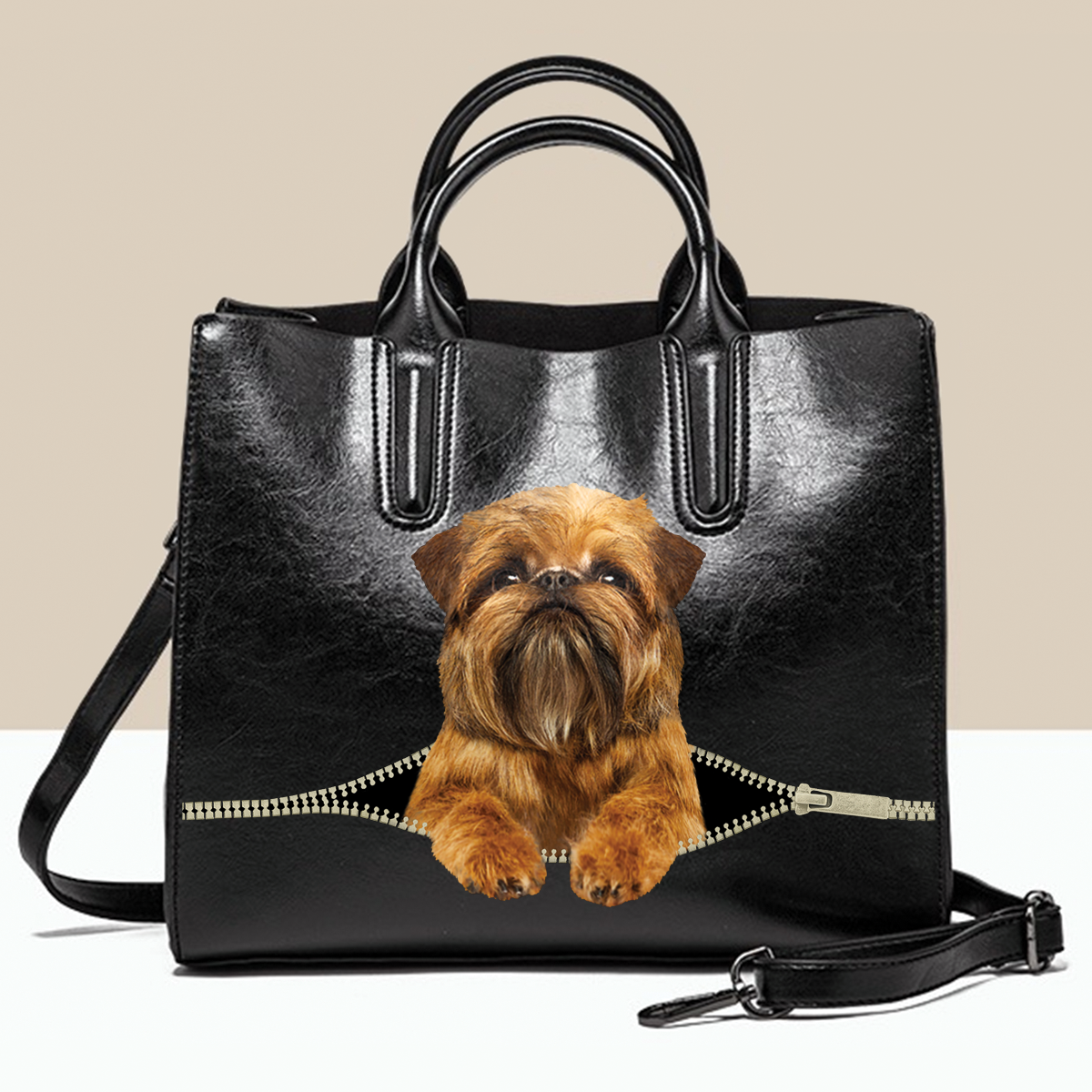 Griffon Bruxellois Luxury Handbag V3