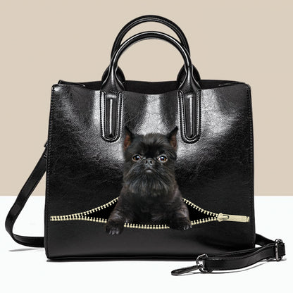 Griffon Bruxellois Luxushandtasche V4