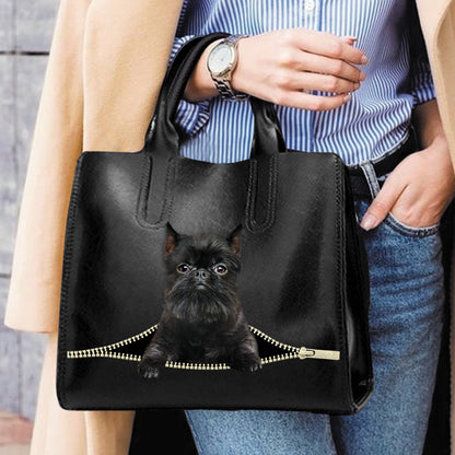 Griffon Bruxellois Luxushandtasche V4