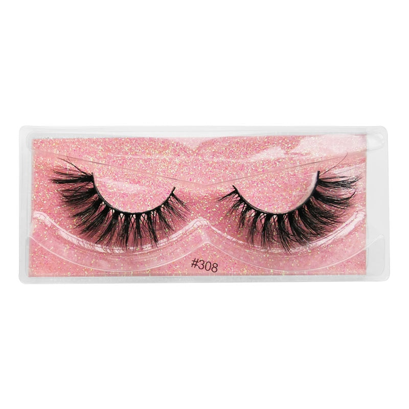 Mink Eyelashes 1 Pair Box 300-309 YSDO