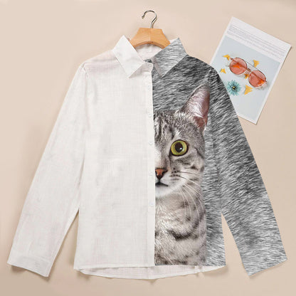 Half Angel Half Egyptian Mau Cat - Women Shirt V1