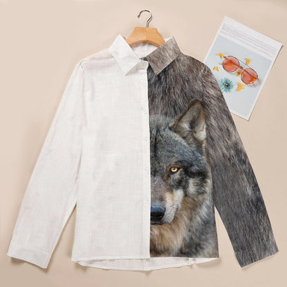 Half Angel Half Wolf - Women Shirt V1