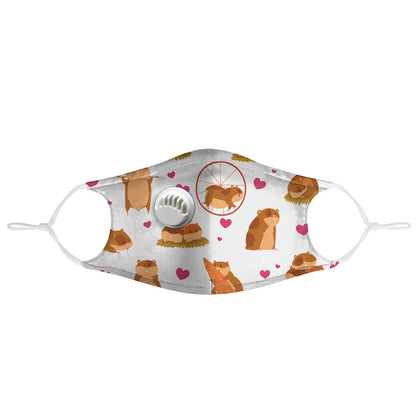 Masque F mignon pour hamster V1