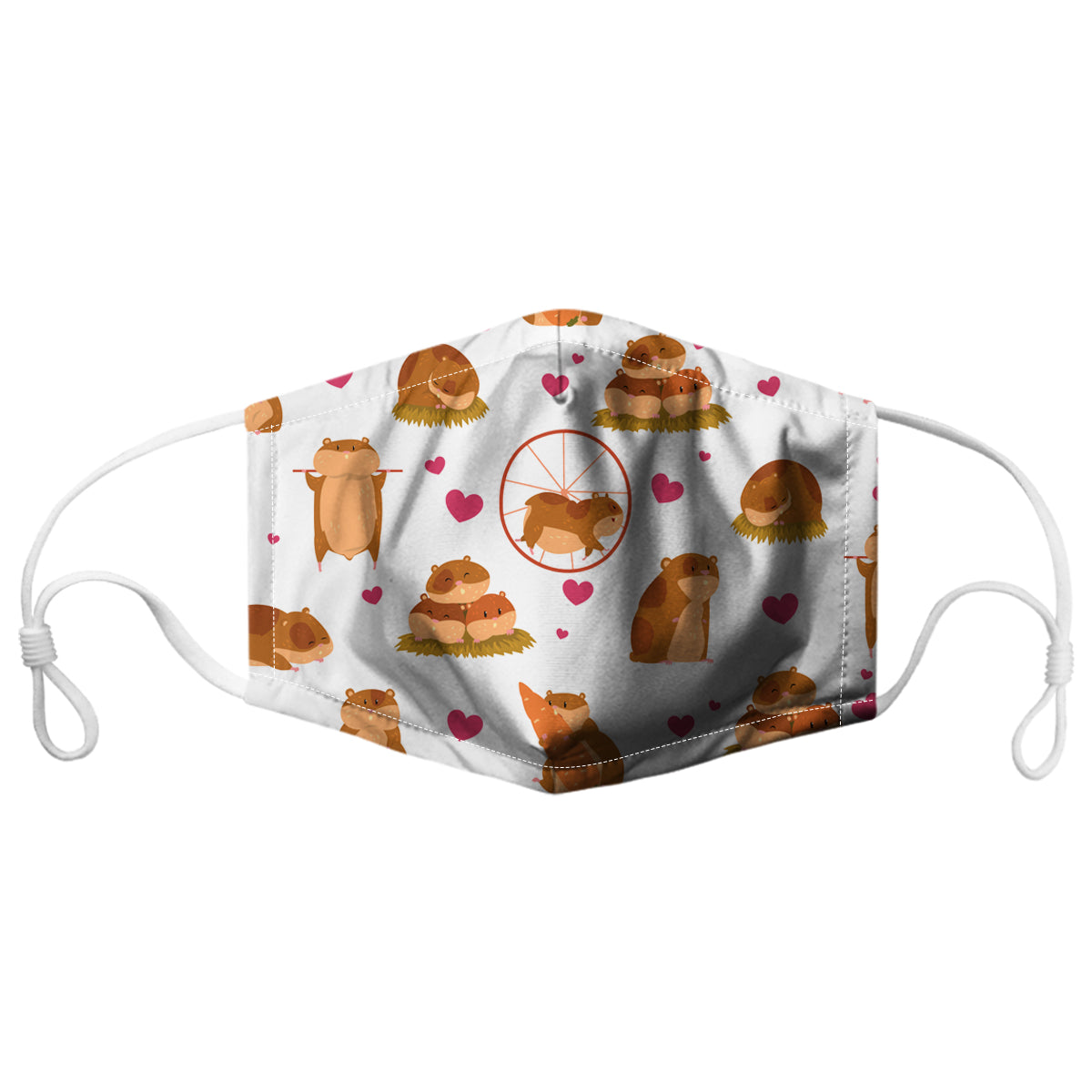 Masque F mignon pour hamster V1