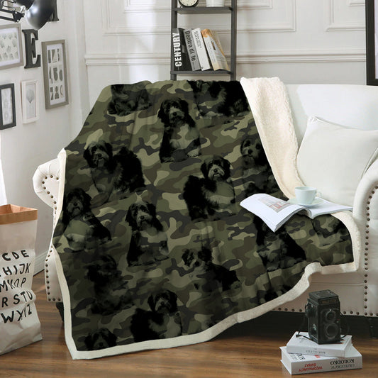 Couverture camouflage bichon havanais V1