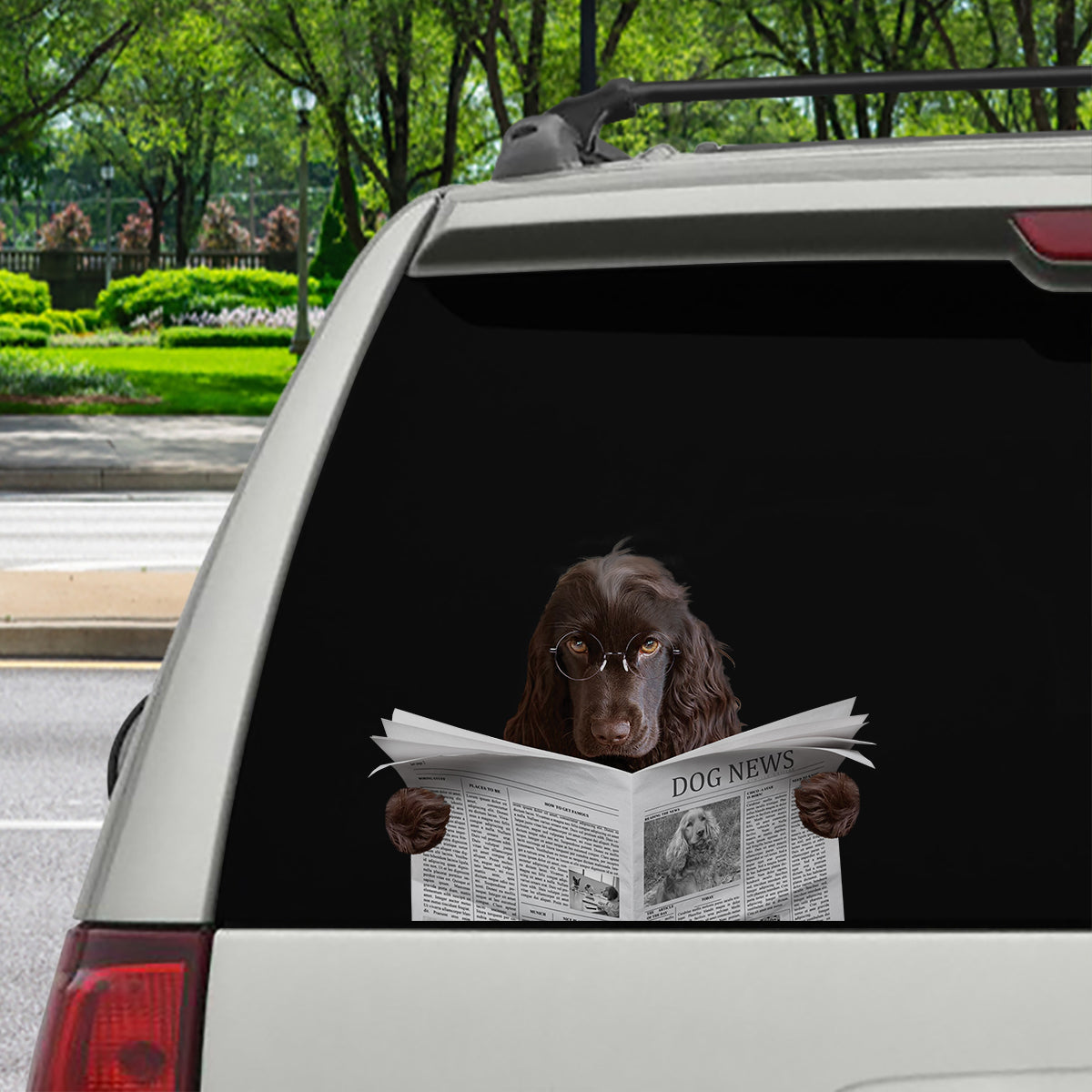 Avez-vous lu les nouvelles aujourd'hui - Autocollant de voiture/porte/réfrigérateur/ordinateur portable anglais Cocker Spaniel V1