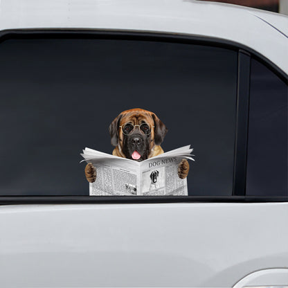 Haben Sie heute die Nachrichten gelesen? Aufkleber „Englischer Mastiff“ für Auto/Tür/Kühlschrank/Laptop V1
