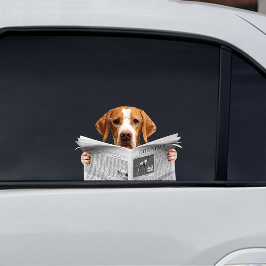 Have You Read The News Today - English Pointer Car/ Door/ Fridge/ Laptop Sticker V1