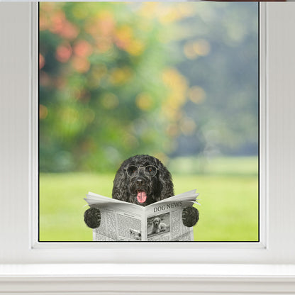 Have You Read The News Today - Goldendoodle Car/ Door/ Fridge/ Laptop Sticker V1