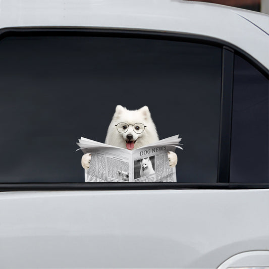Avez-vous lu les nouvelles aujourd'hui - Autocollant de voiture/porte/réfrigérateur/ordinateur portable Spitz japonais V1